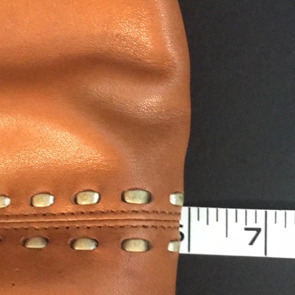 MICHAEL KORS STUNNING 100% LEATHER BOHO BAG WITH TOP STITCHING - Picture 11 of 12